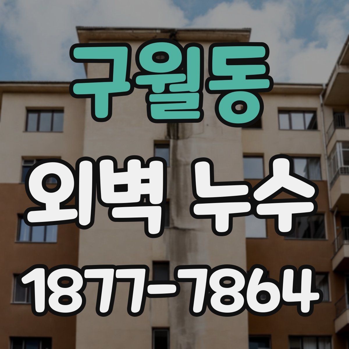 구월동 외벽 누수