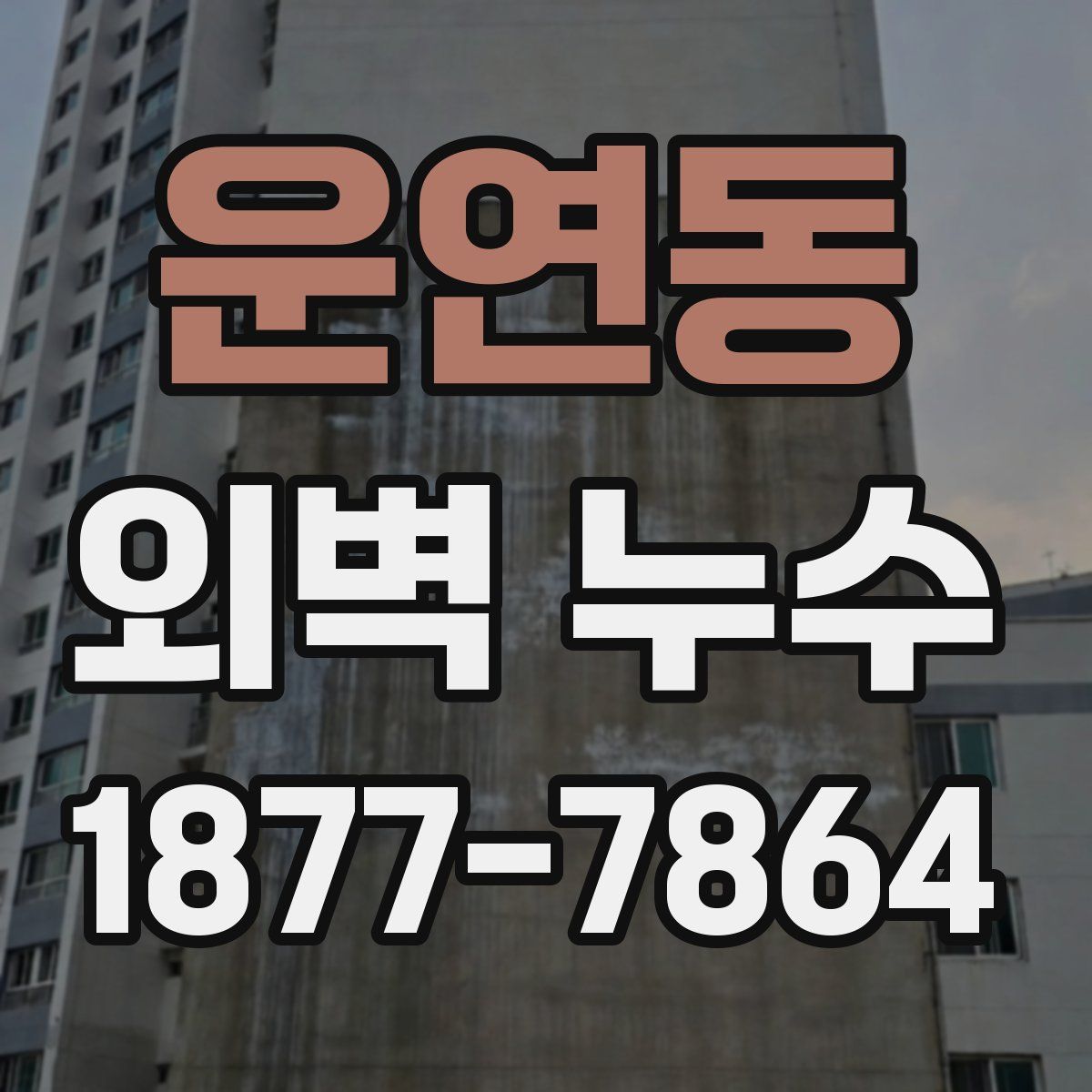 운연동 외벽 누수