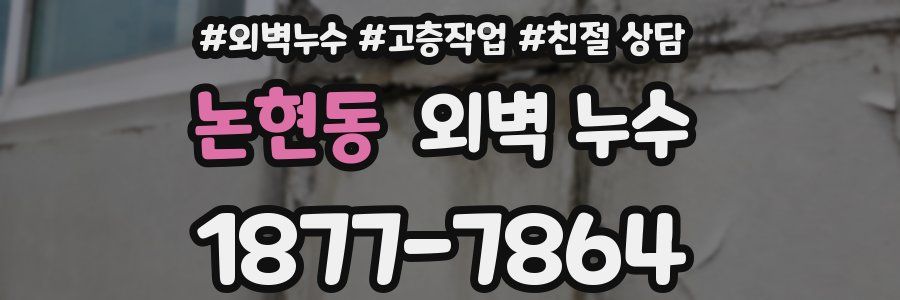 논현동 외벽 누수