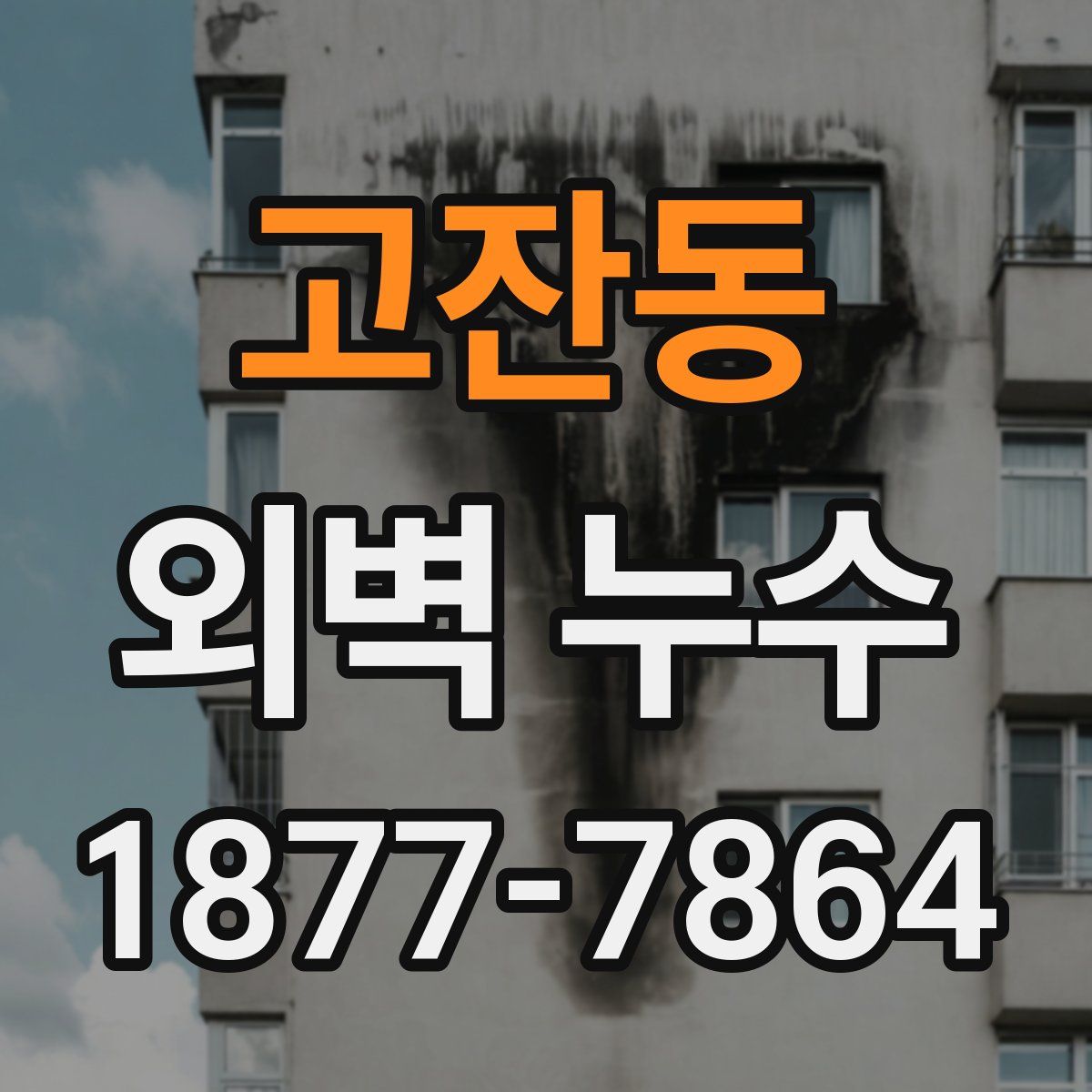 고잔동 외벽 누수