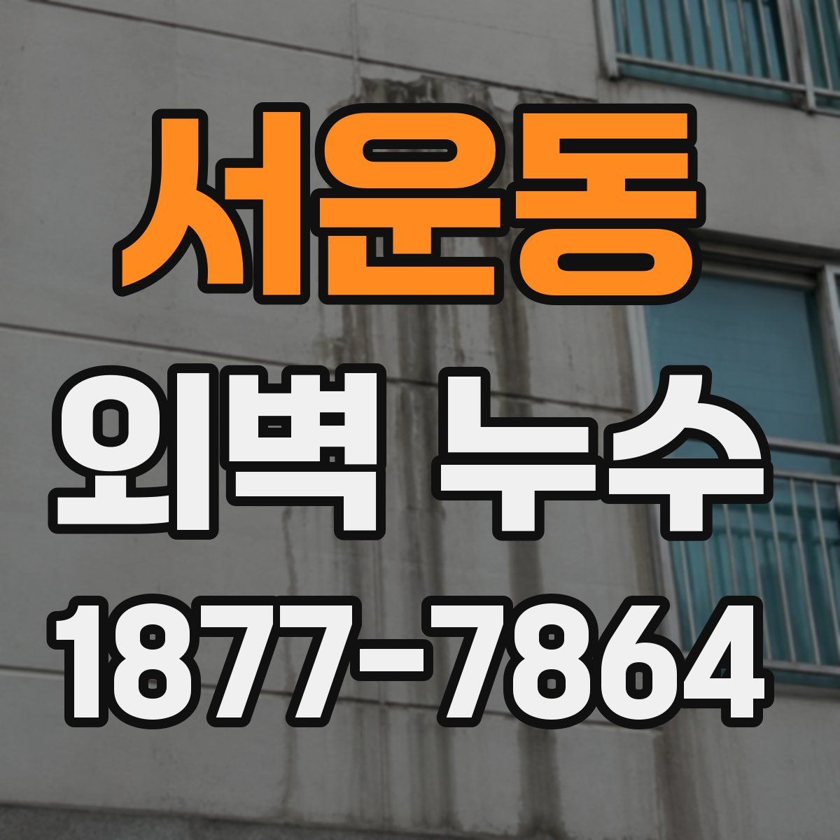 서운동 외벽 누수