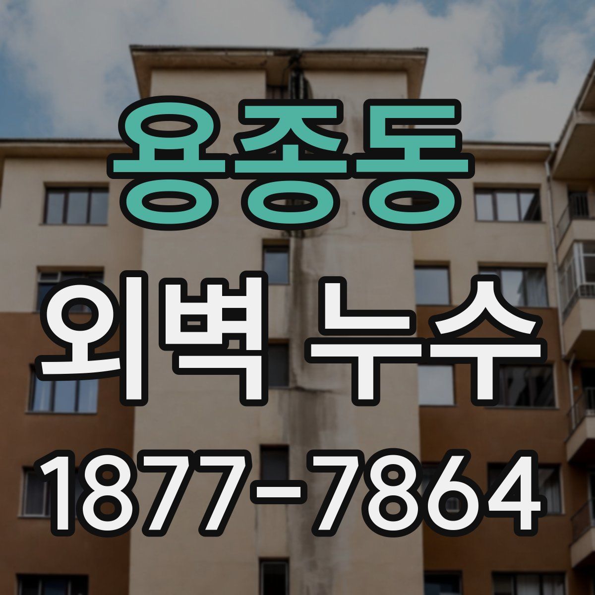 용종동 외벽 누수