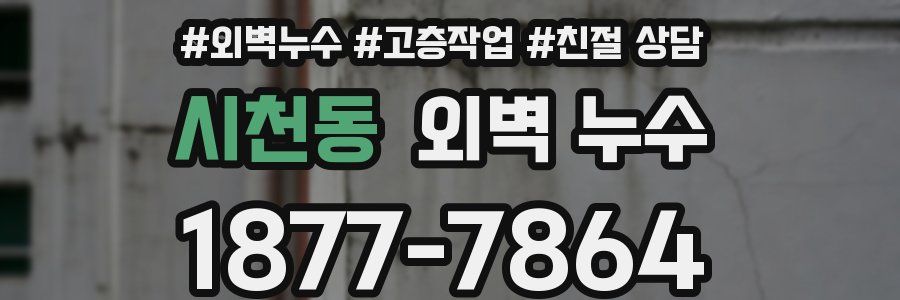 시천동 외벽 누수
