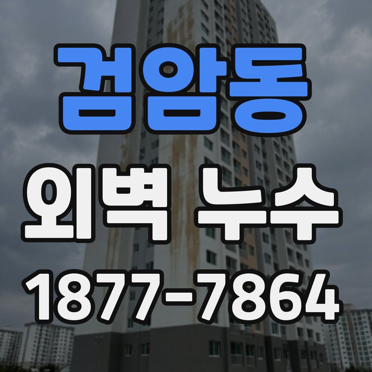 검암동 외벽 누수