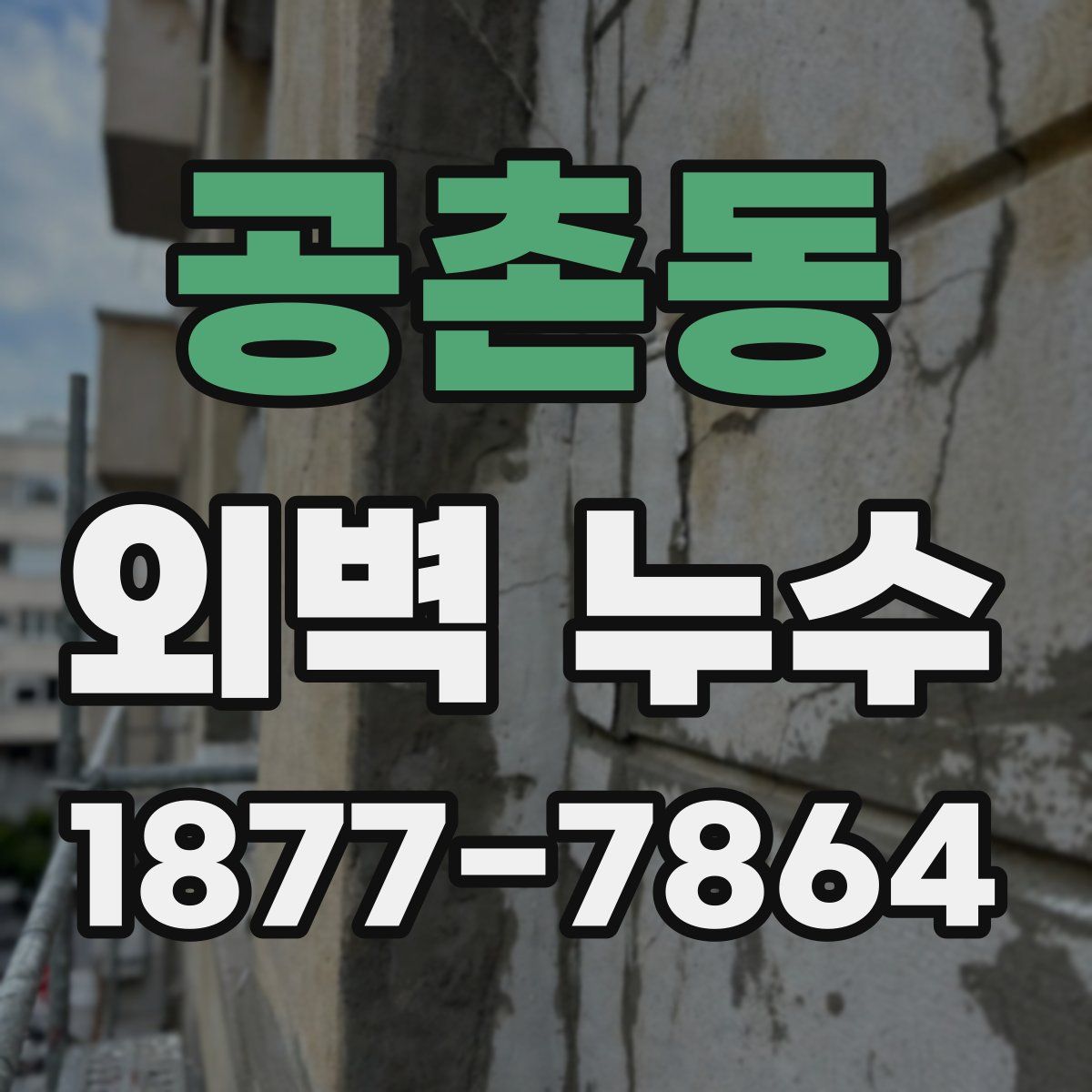 공촌동 외벽 누수