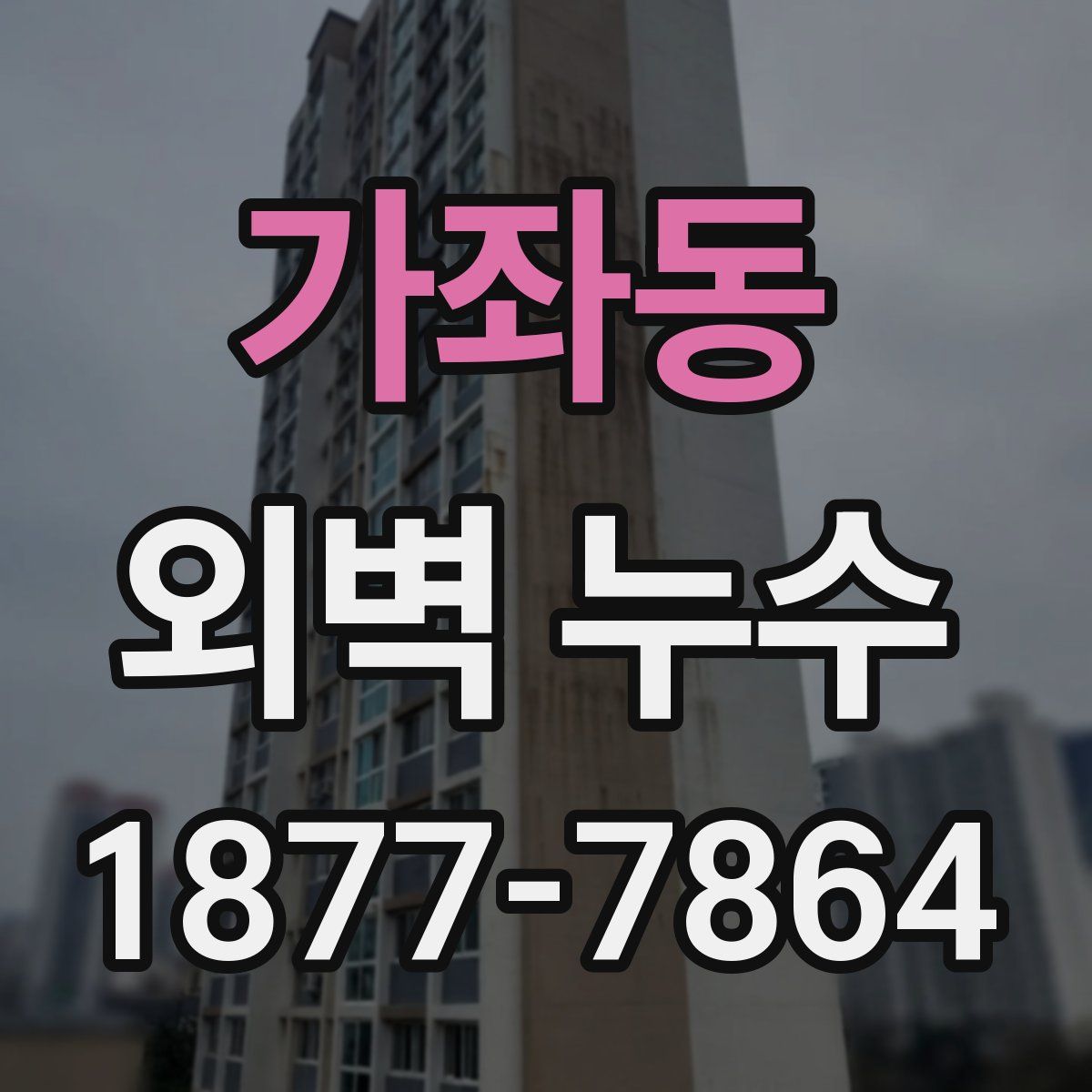 가좌동 외벽 누수
