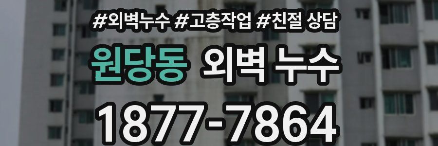 원당동 외벽 누수