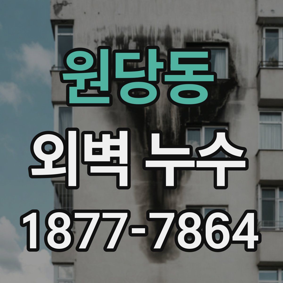 원당동 외벽 누수