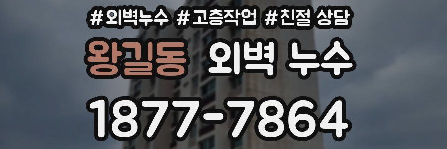 왕길동 외벽 누수