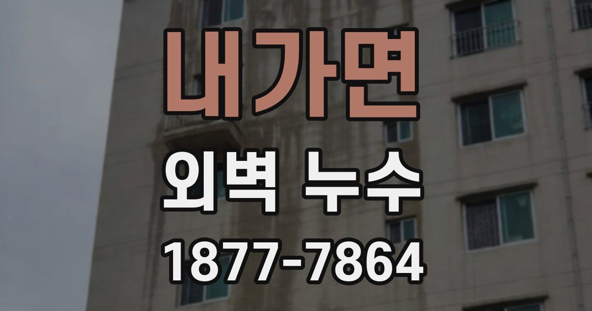 내가면 외벽 누수