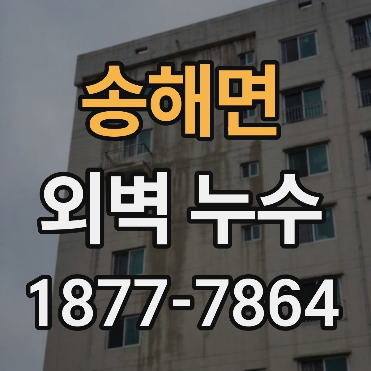 송해면 외벽 누수 원인을 찾기 위한 단계별 확인
