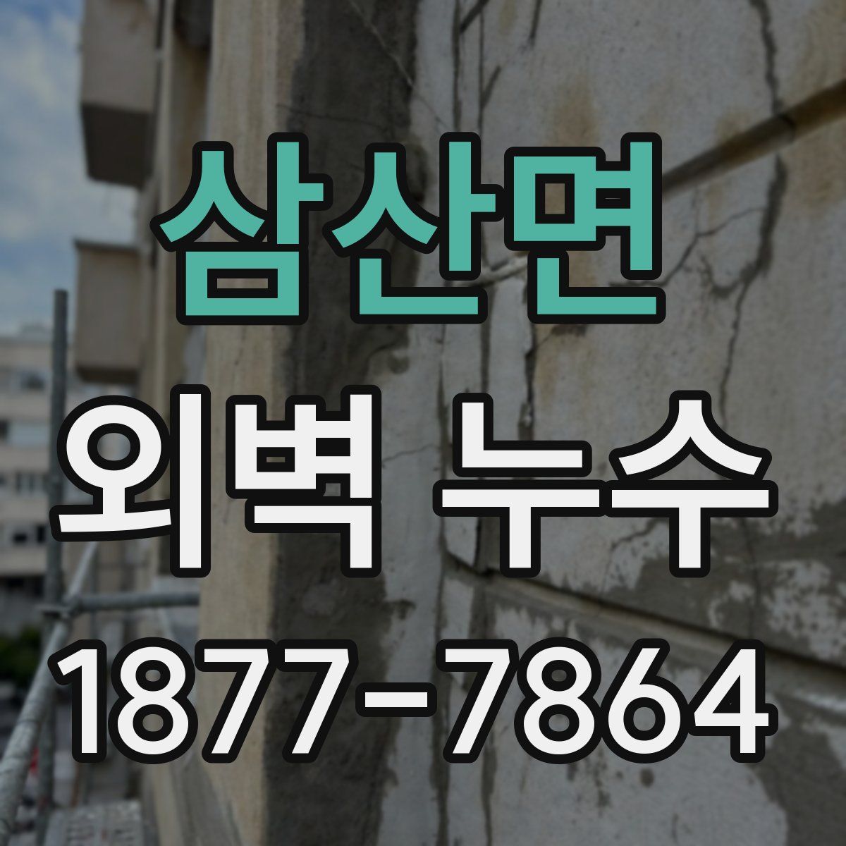 삼산면 외벽 누수