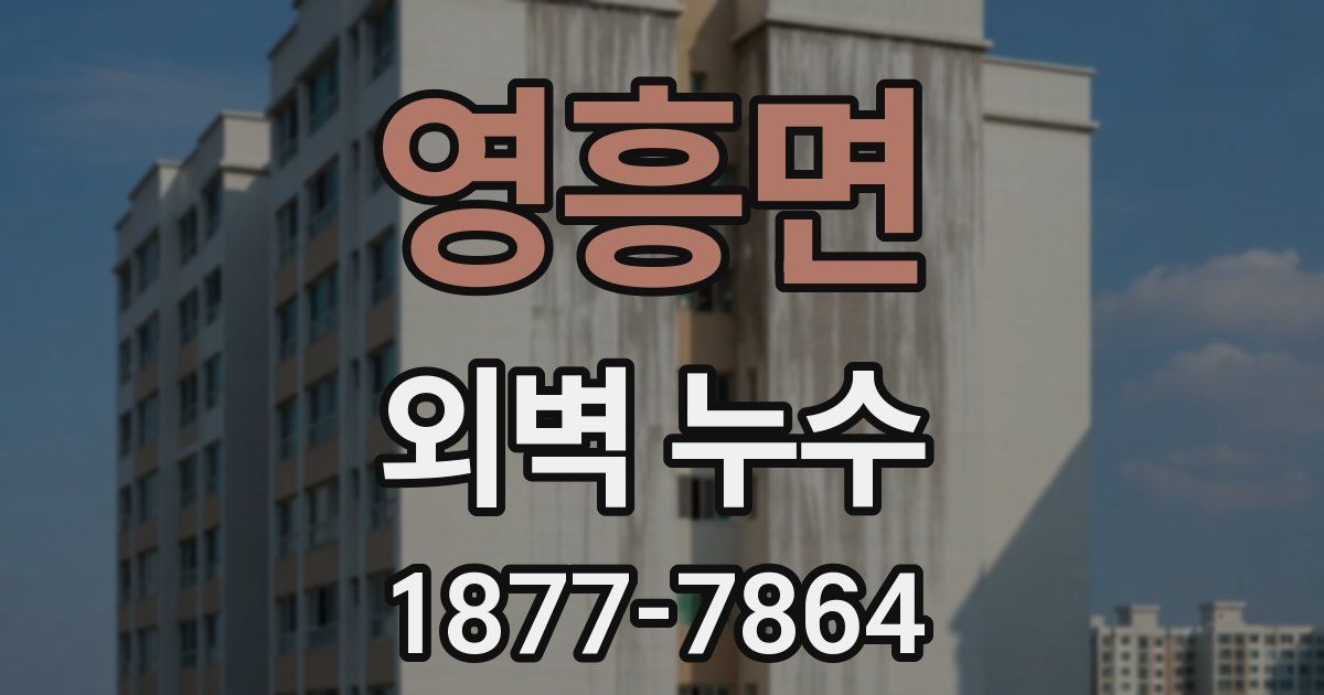 영흥면 외벽 누수