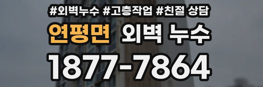 연평면 외벽 누수