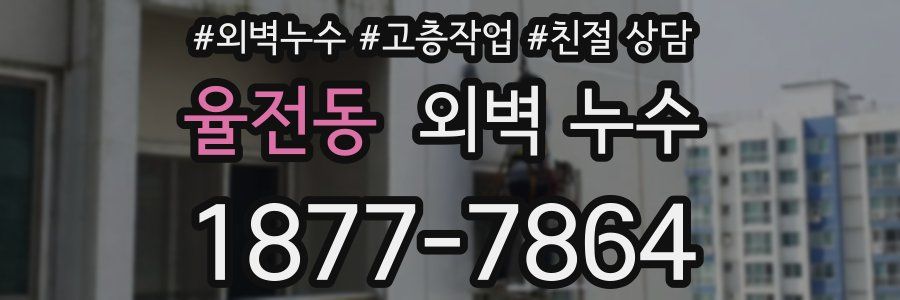 율전동 외벽 누수