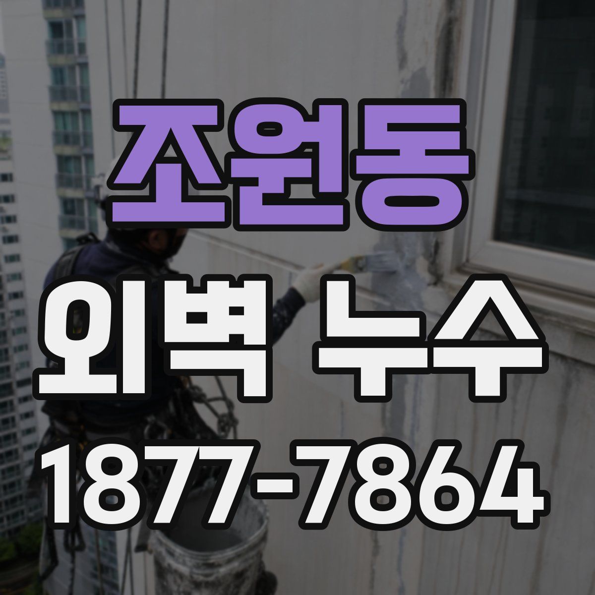조원동 외벽 누수