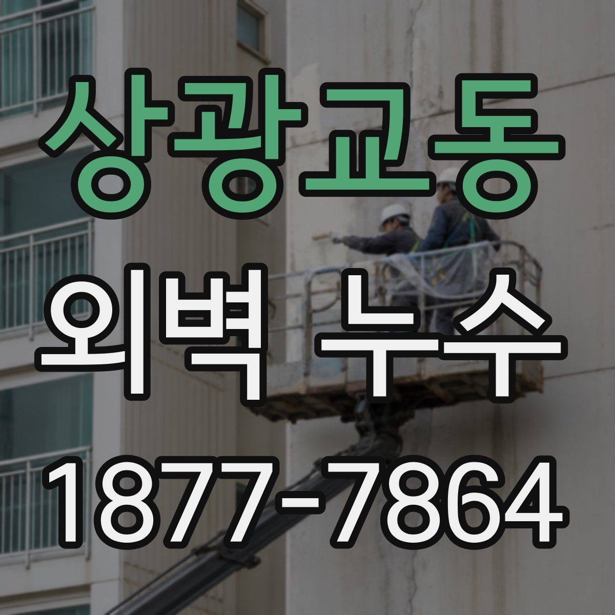 상광교동 외벽 누수