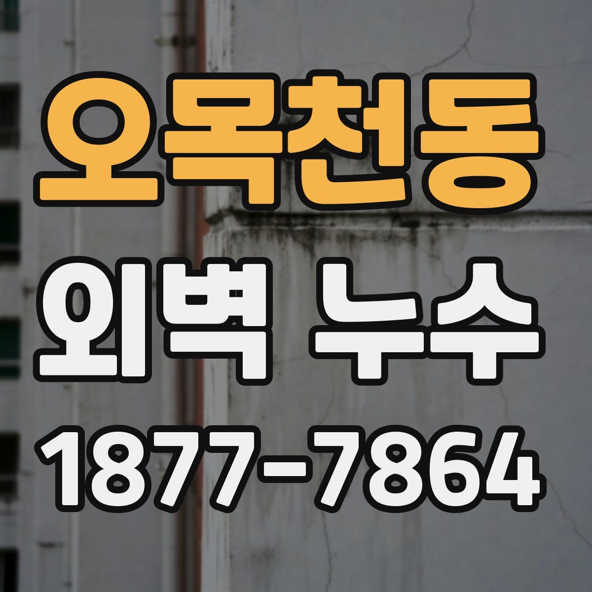 오목천동 외벽 누수