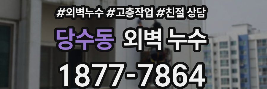 당수동 외벽 누수
