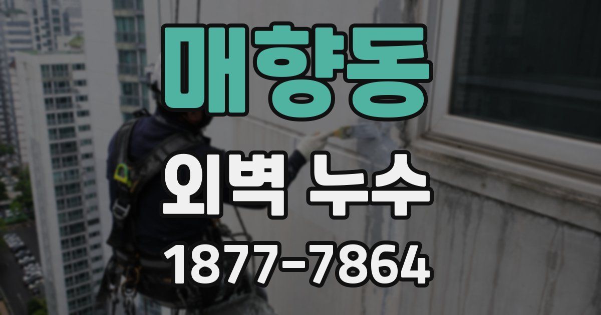 매향동 외벽 누수