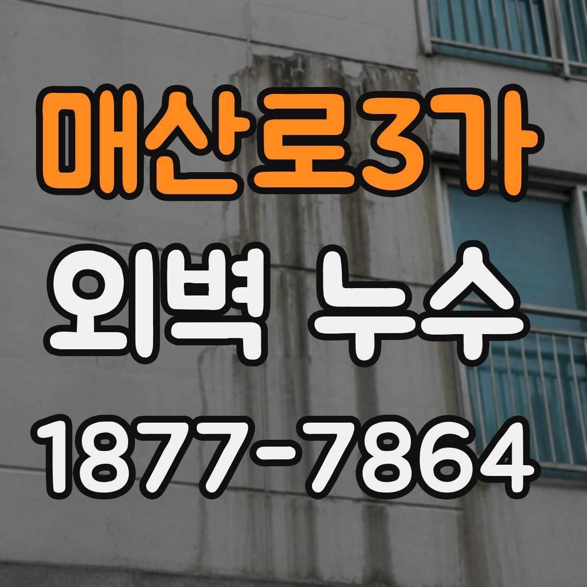 매산로3가 외벽 누수