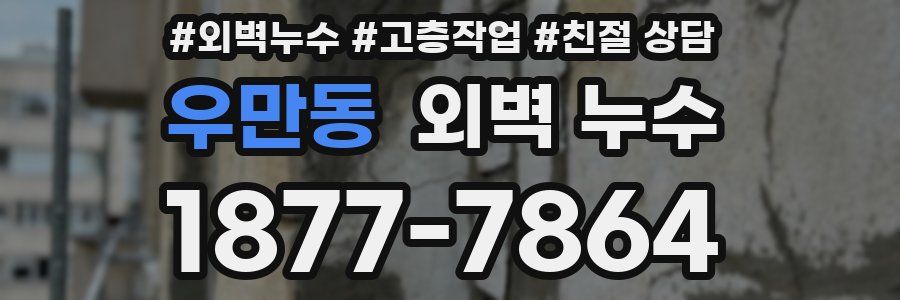 우만동 외벽 누수