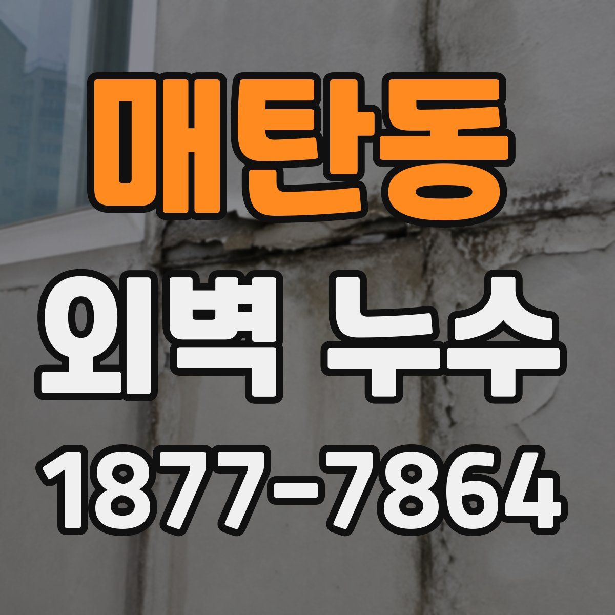매탄동 외벽 누수