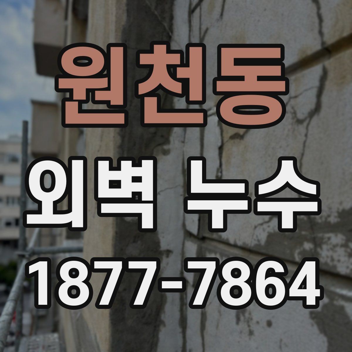 원천동 외벽 누수 예방 점검이 중요한 이유