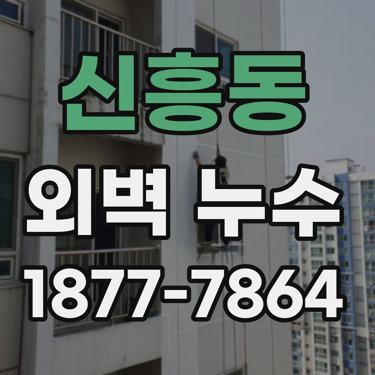 신흥동 외벽 누수