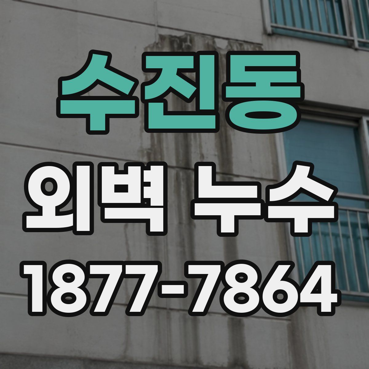 수진동 외벽 누수