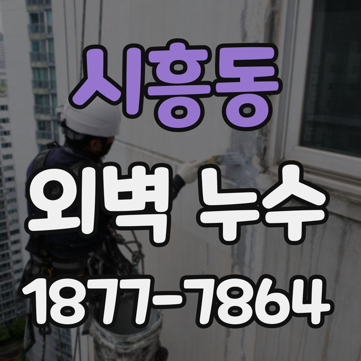 시흥동 외벽 누수
