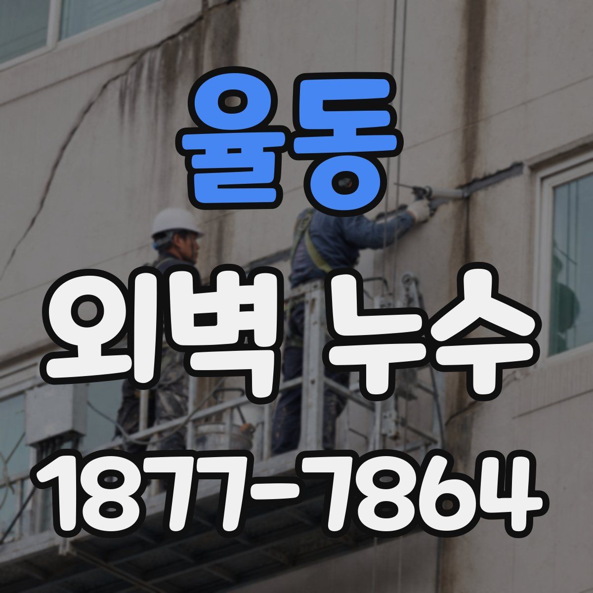 율동 외벽 누수