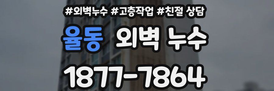 율동 외벽 누수