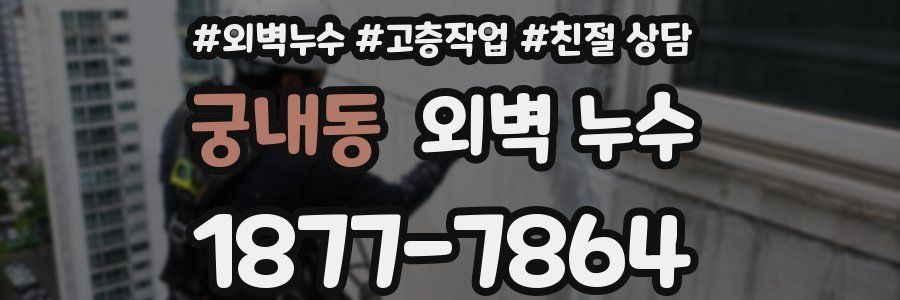 궁내동 외벽 누수