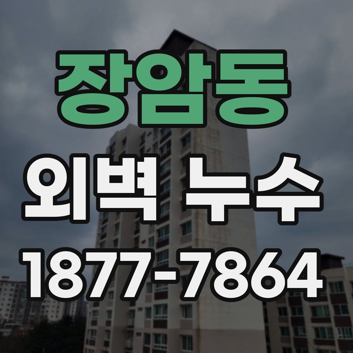장암동 외벽 누수