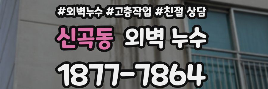 신곡동 외벽 누수