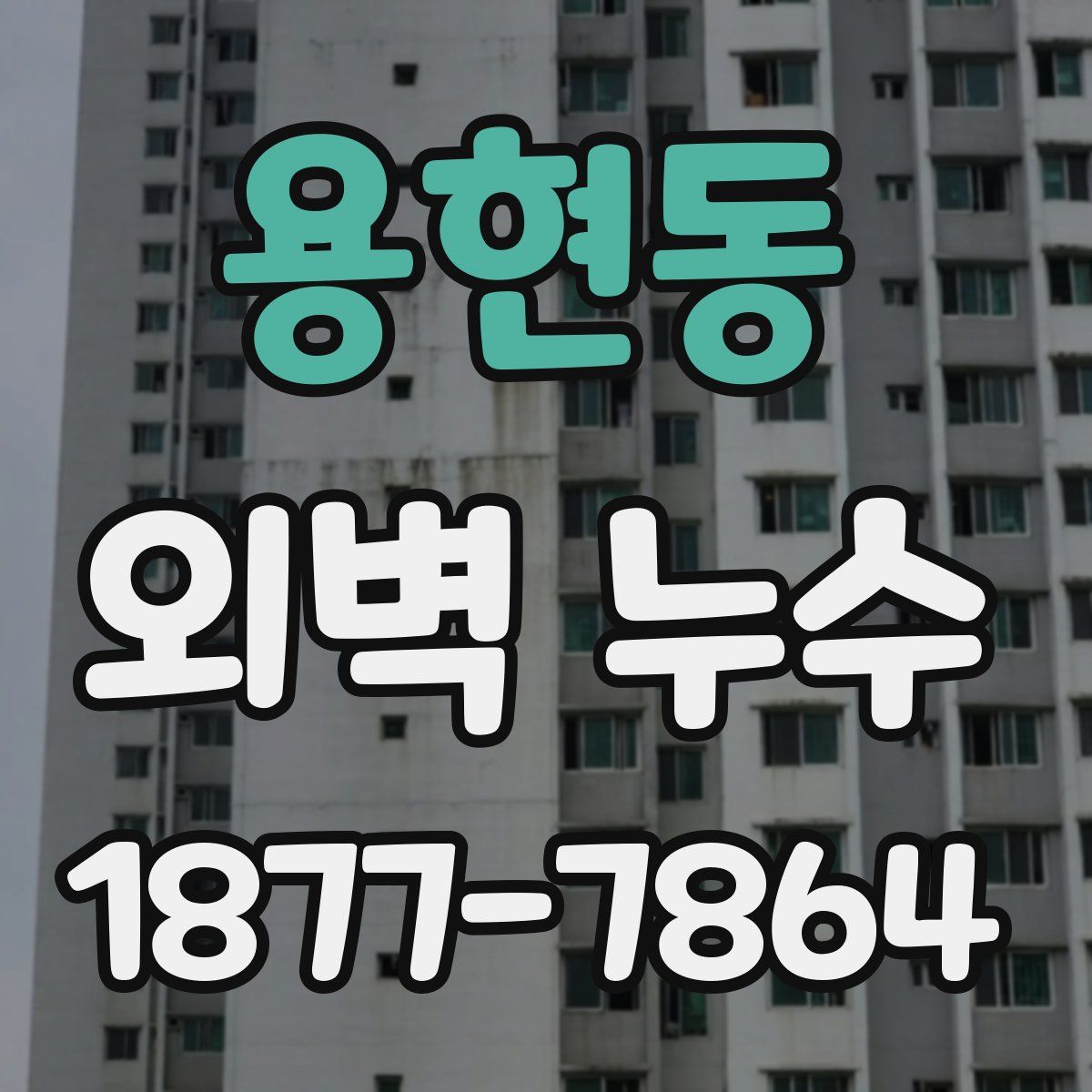 용현동 외벽 누수