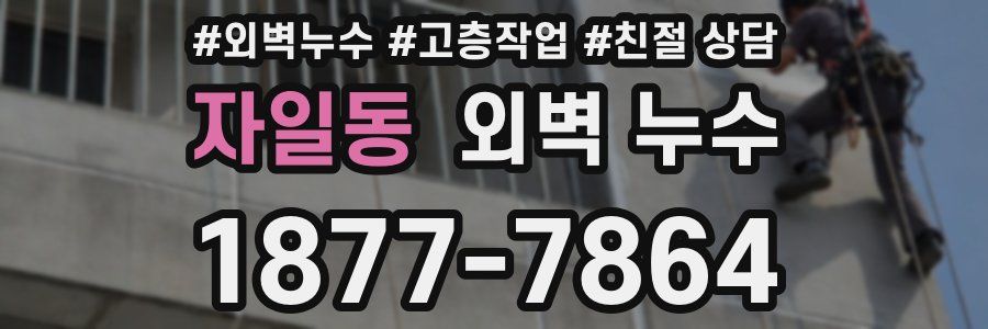 자일동 외벽 누수