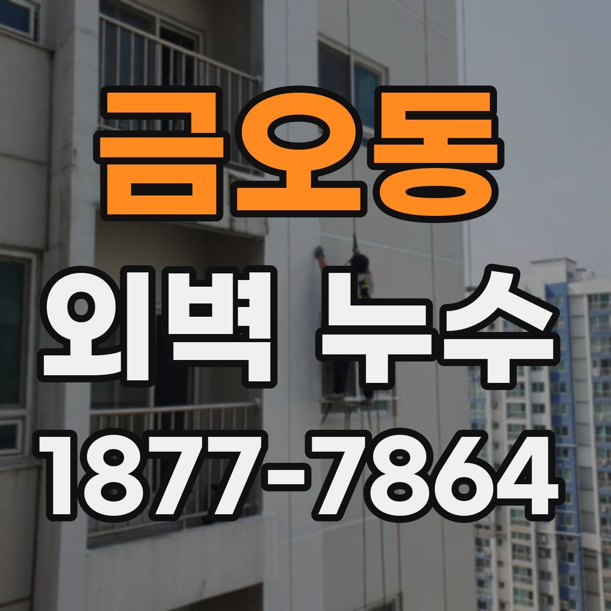 금오동 외벽 누수