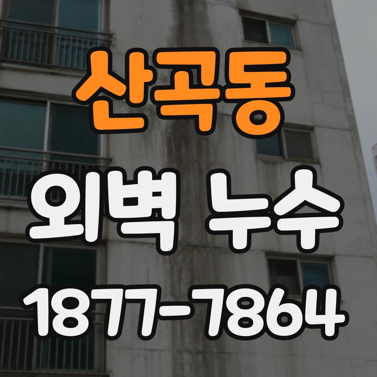 산곡동 외벽 누수