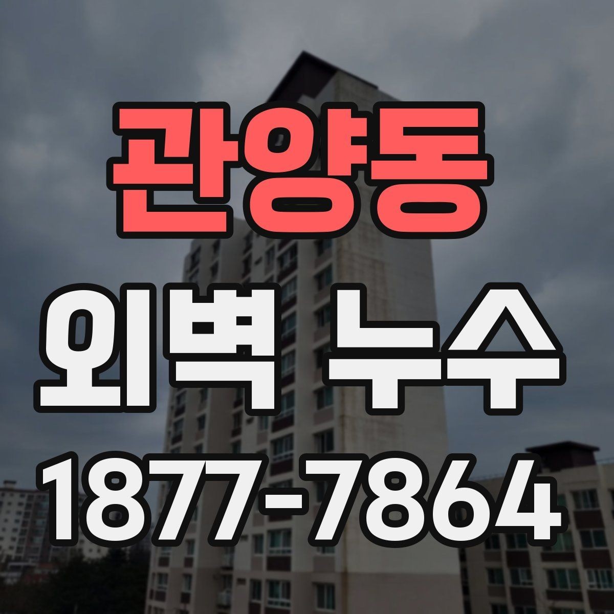 관양동 외벽 누수 문제를 줄이는 점검 주기