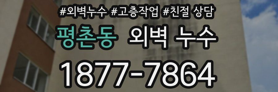 평촌동 외벽 누수