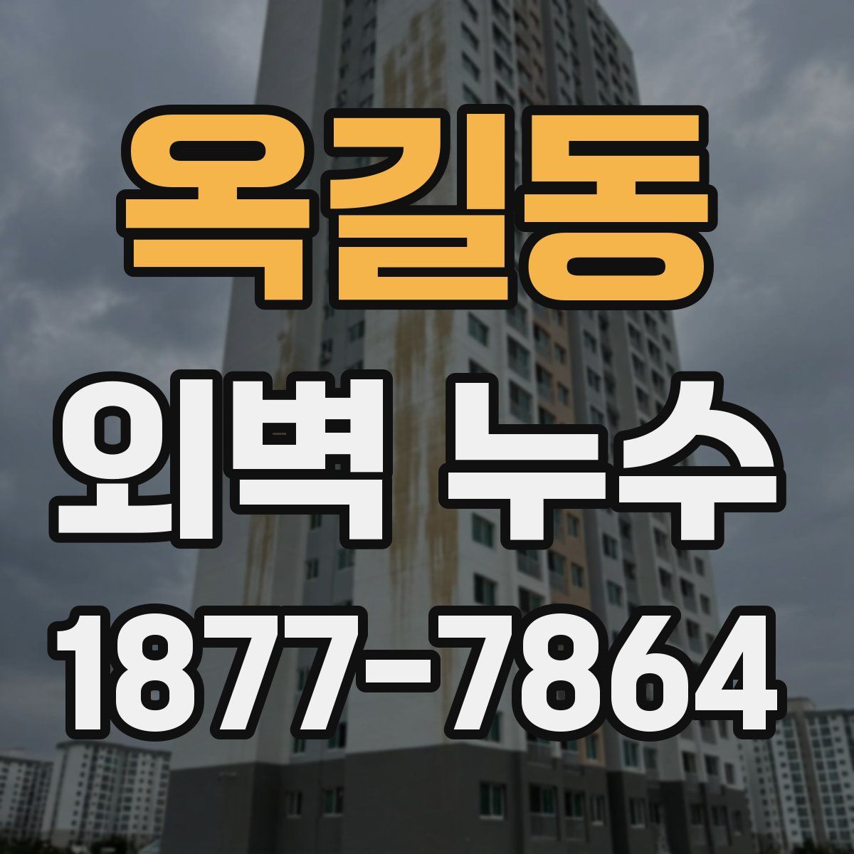 옥길동 외벽 누수