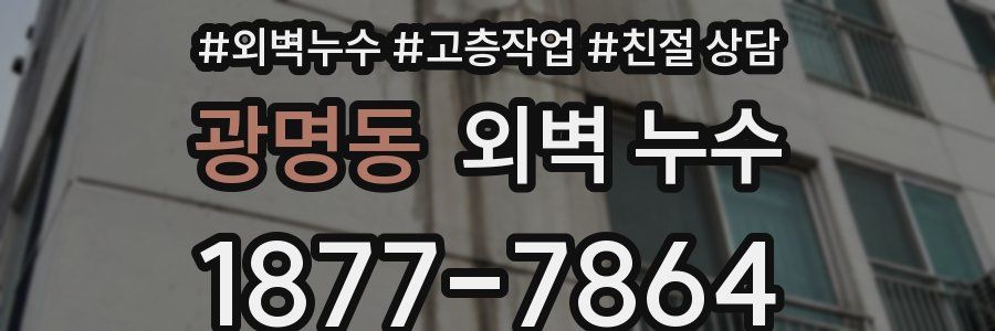 광명동 외벽 누수