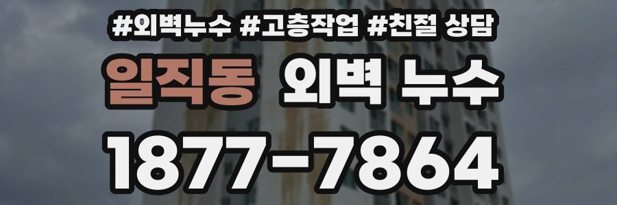 일직동 외벽 누수