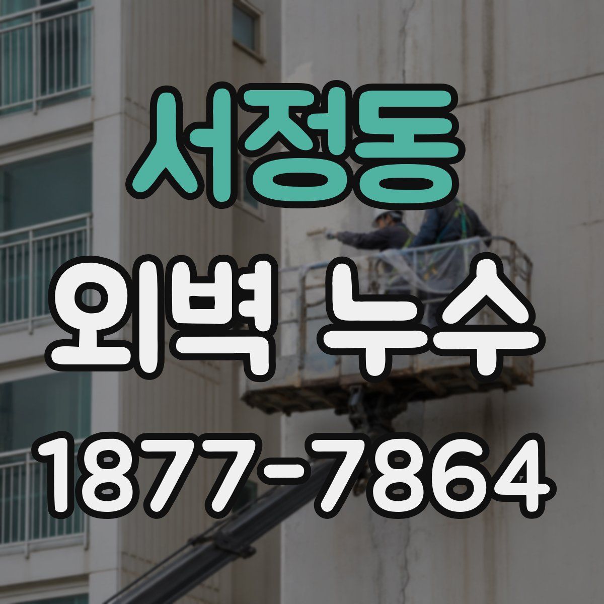 서정동 외벽 누수
