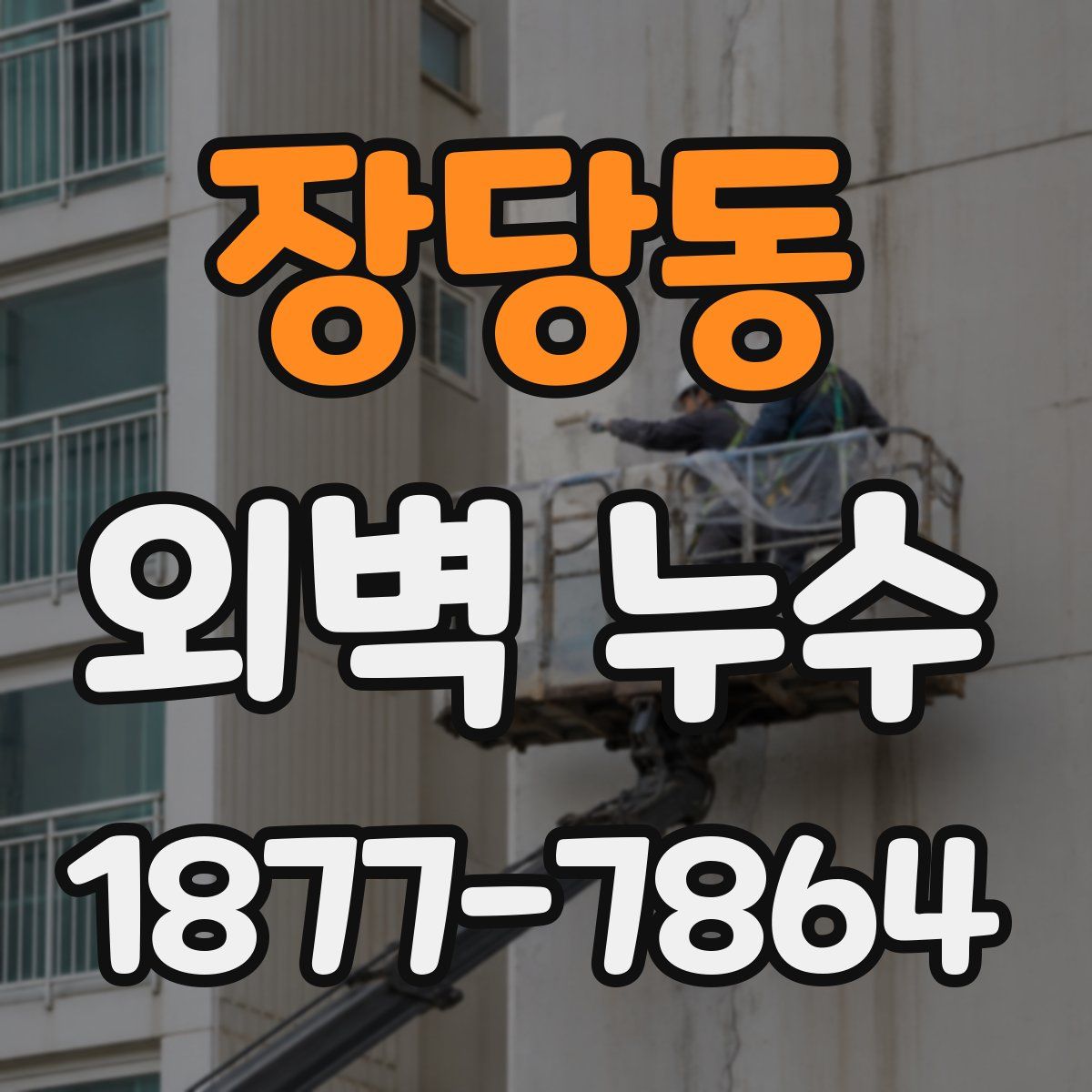장당동 외벽 누수