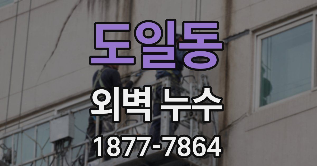 도일동 외벽 누수
