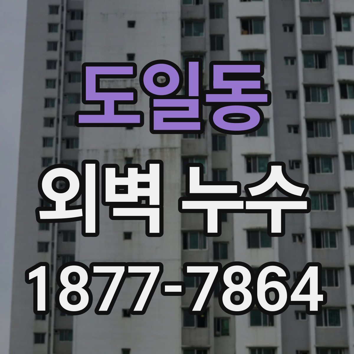 도일동 외벽 누수