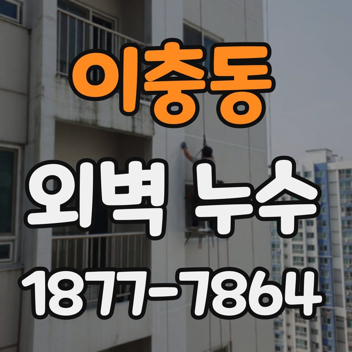 이충동 외벽 누수